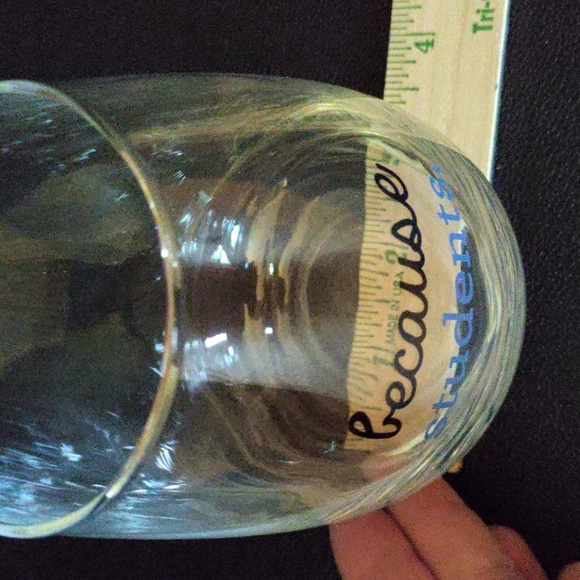 Stemless wine glass for teacher - Picture 9 of 10